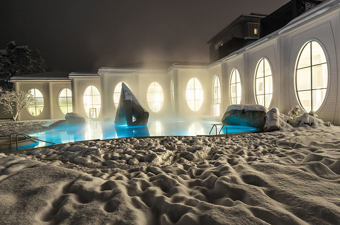 Wellness pur Winter     Tamina Therme  Bad Ragaz